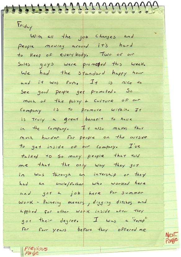 Entry 5 Page 1