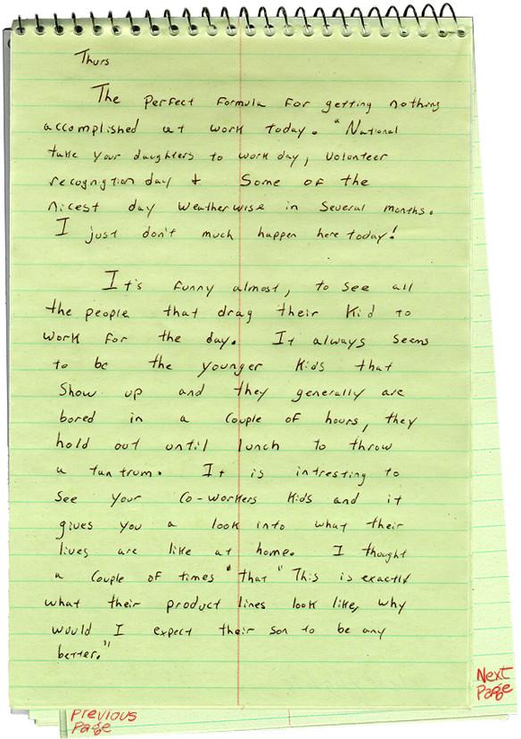 Entry 9 Page 1